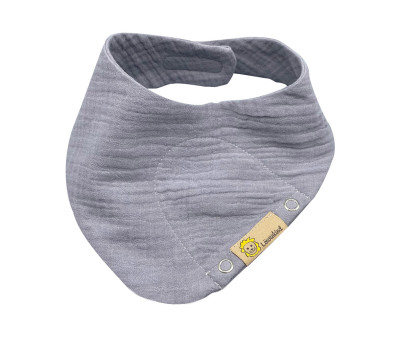 Bandana de Muselina Mini Gris