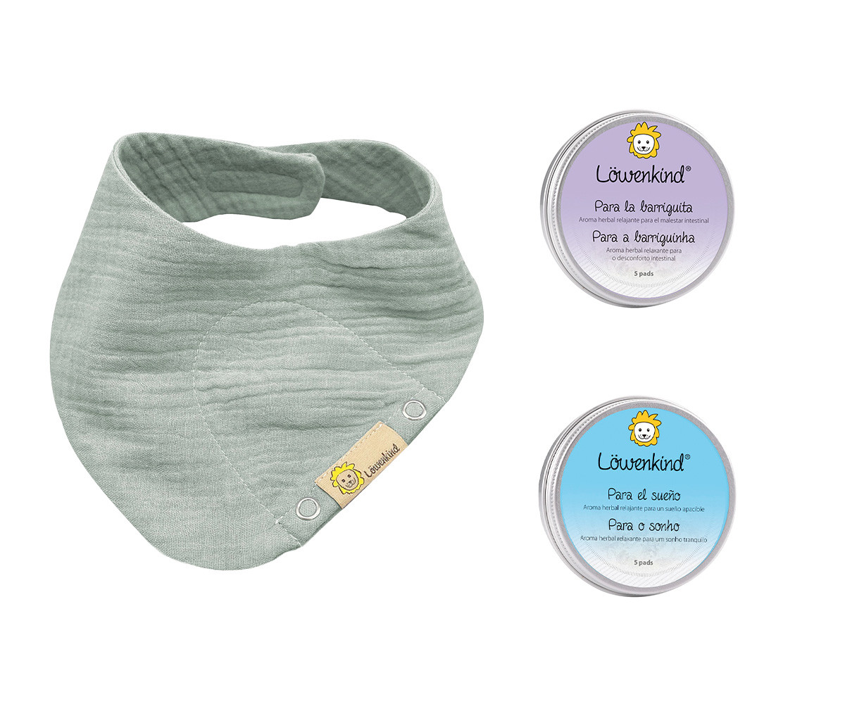 Set Inicio Bandana Mini Menta + 2 LowenPads