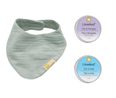 Set Inicio Bandana Mini Menta + 2 LowenPads