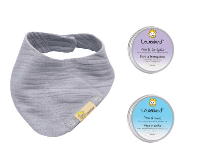 Set Inicio Bandana Gris + 2 LowenPads