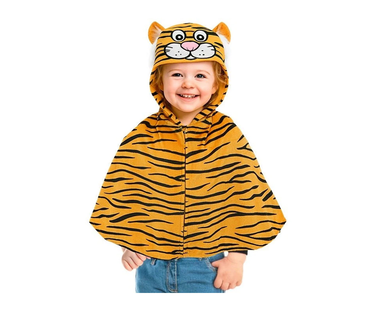 Disfraz Capa de Peluche con Capucha Tigre 1-2años