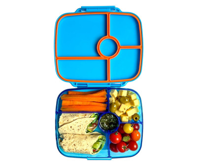Caja de Almuerzo Yumbox GO Blue Miami 5 Compartimentos
