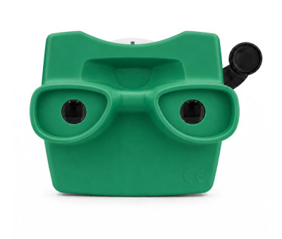 Visualizador 3D verde retrô