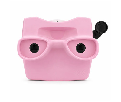 Visualizador rosa 3D retrô
