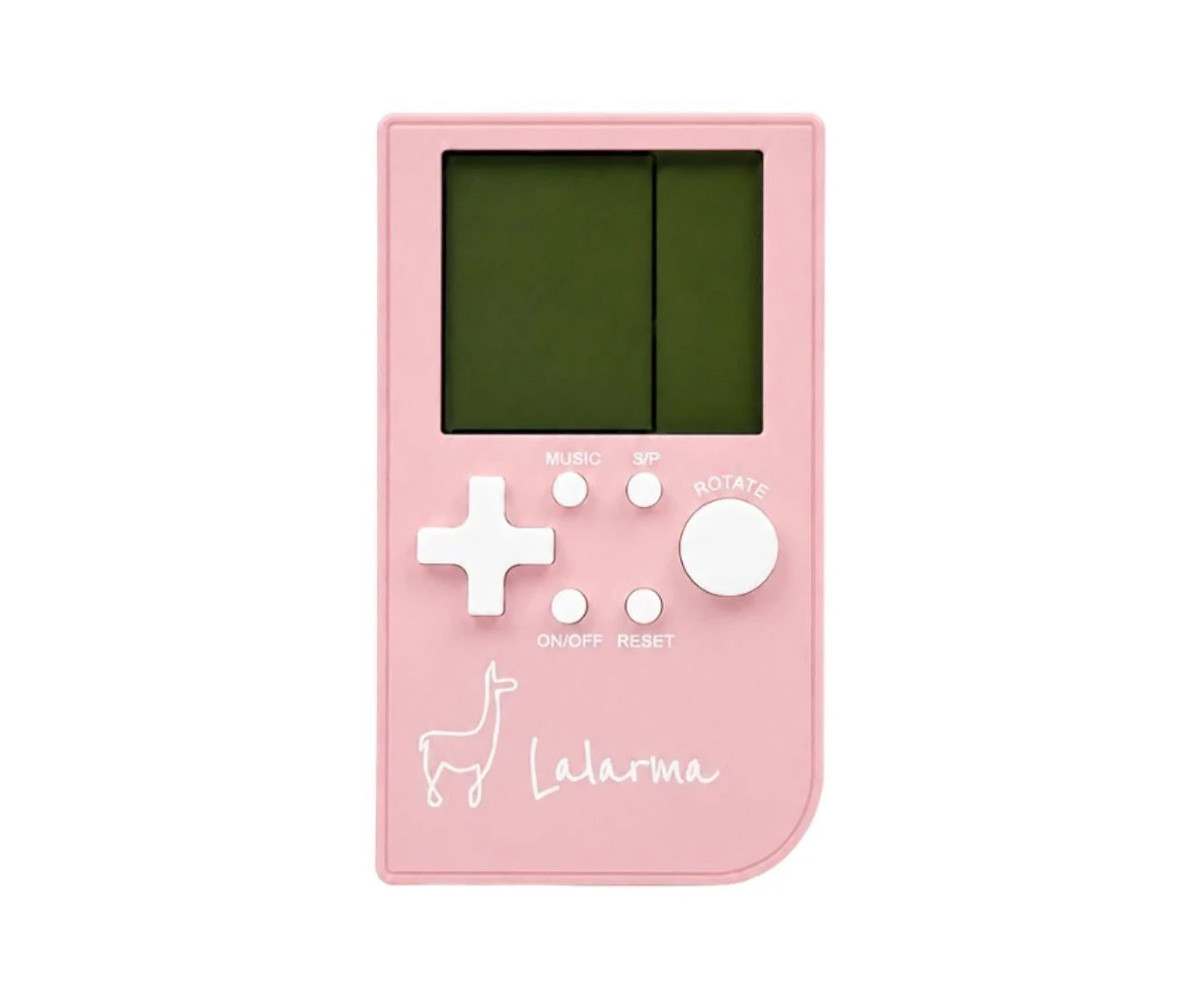Console de bolso para jogos retrô rosa