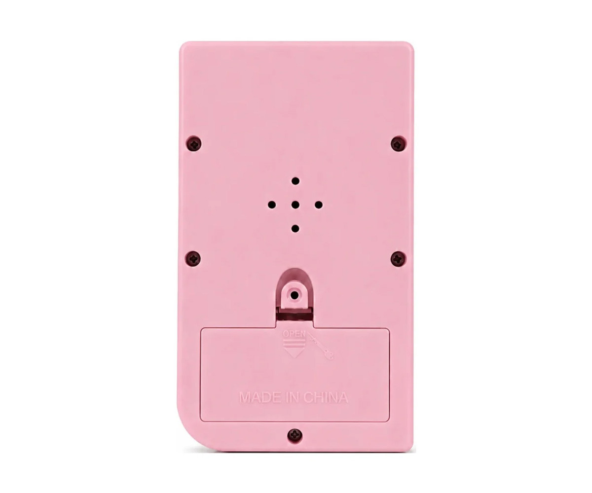 Console de bolso para jogos retrô rosa