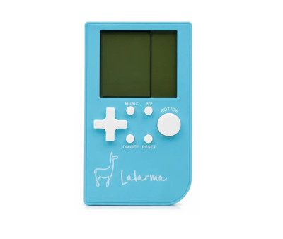 Console de bolso retrô para jogos azul