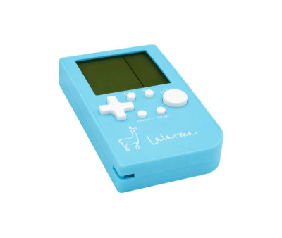 Console de bolso retrô para jogos azul
