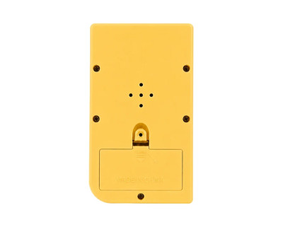Console de bolso para jogos retrô amarelo