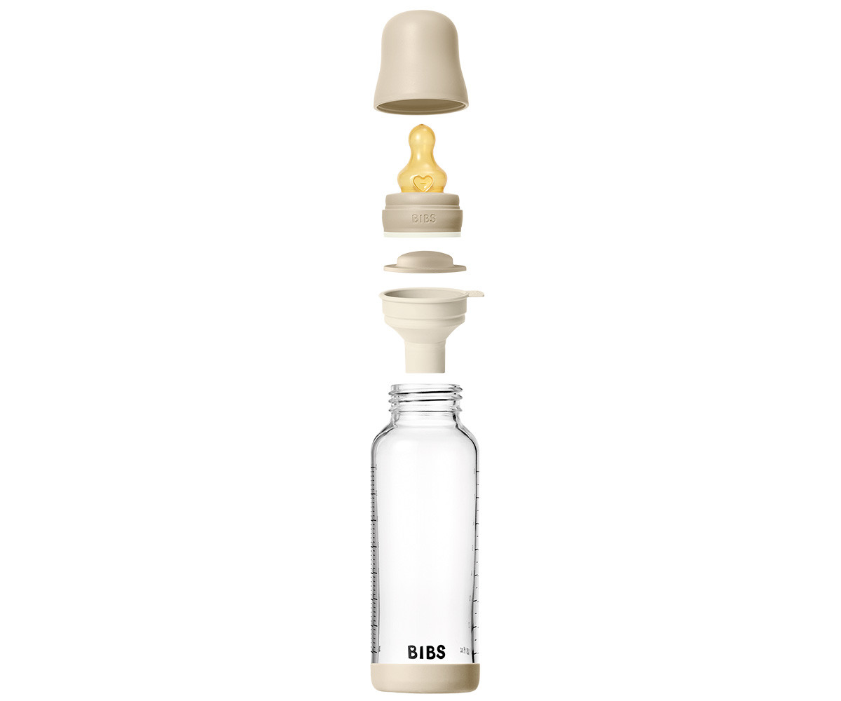 Biberón Cristal BIBS Vanilla Glow 240ml