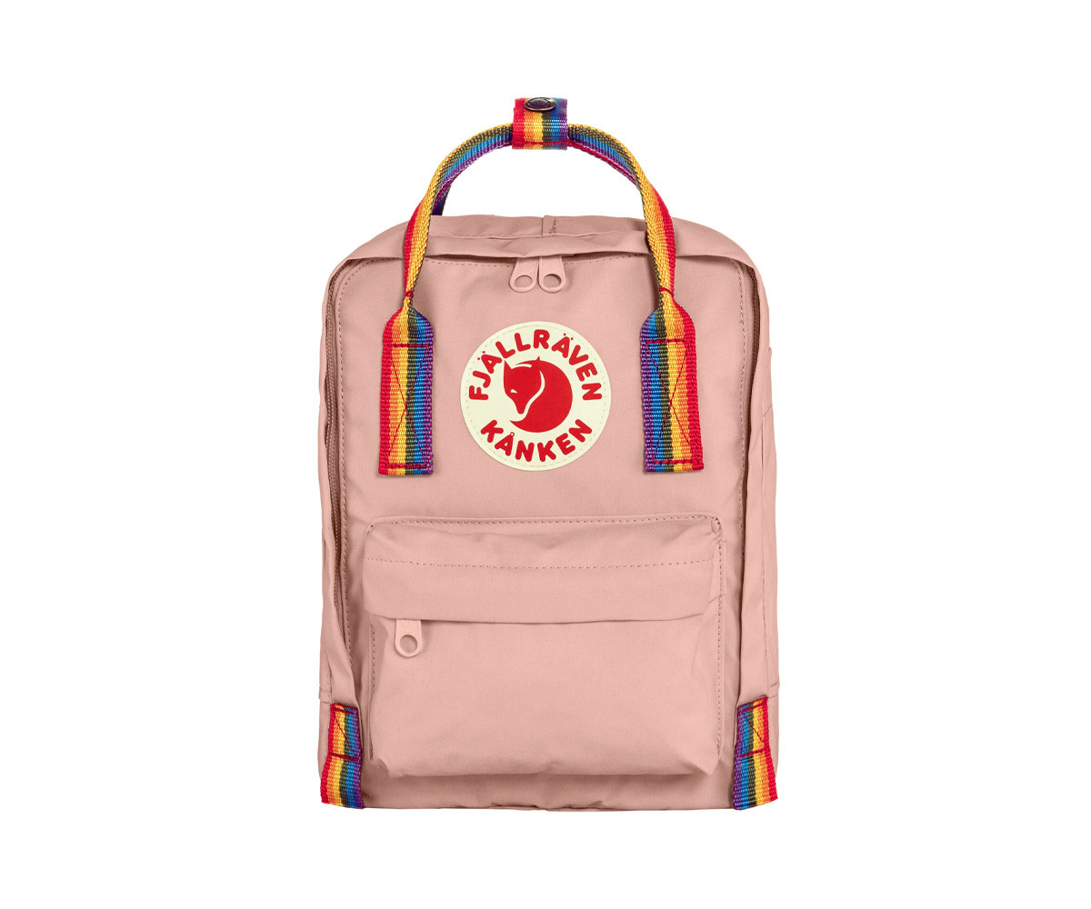 Mochila Kanken Rainbow Mini Chalk Rose