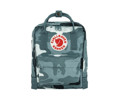 Mochila Kanken Graphics Mini Nimbus Blue Hidden Animals