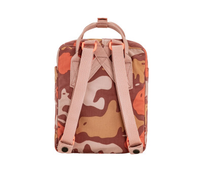 Mochila Kanken Graphics Mini Chalk Rose-Hidden Animals