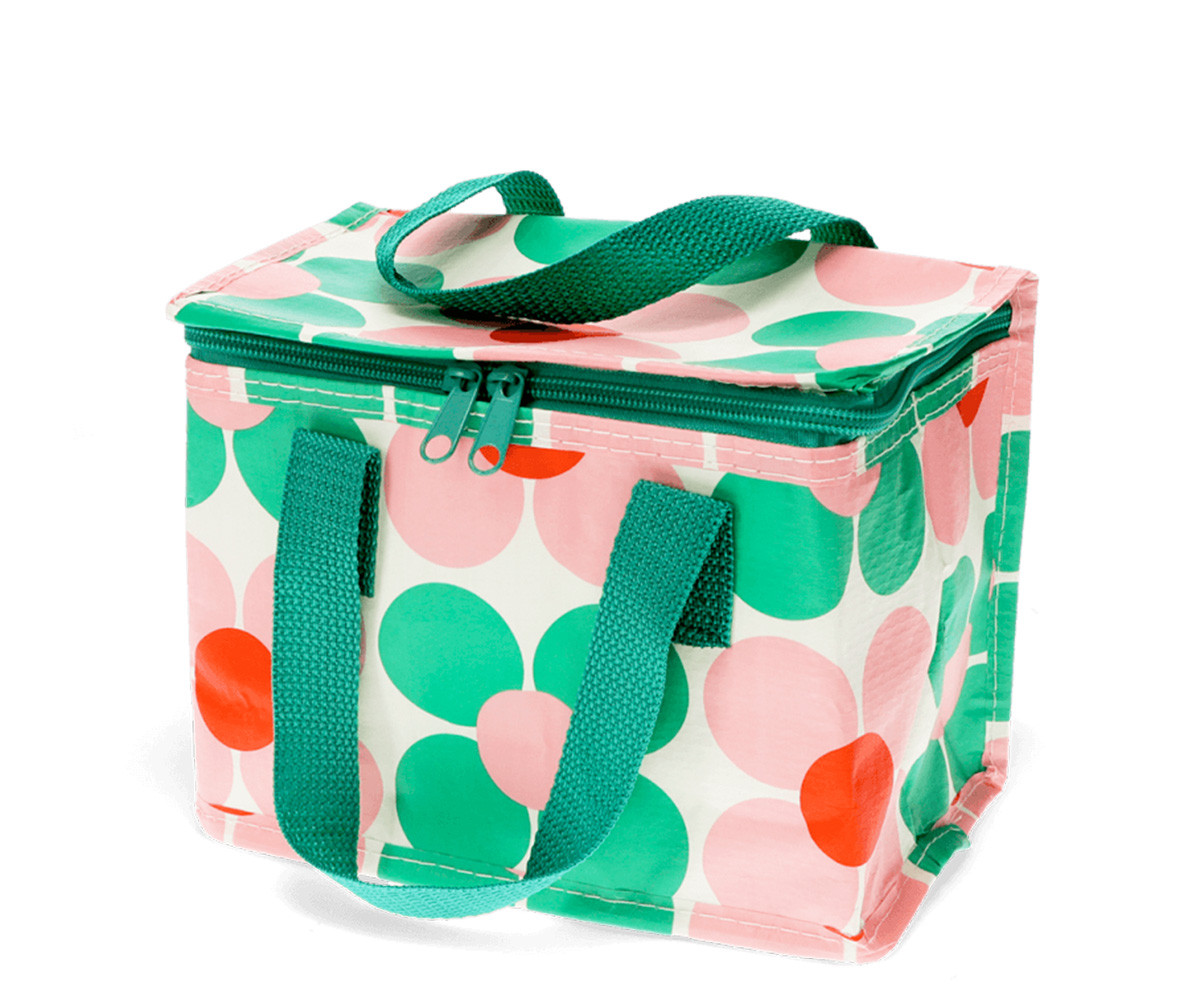 Bolsa Merienda Térmica Pink and Green Daisy Personalizada