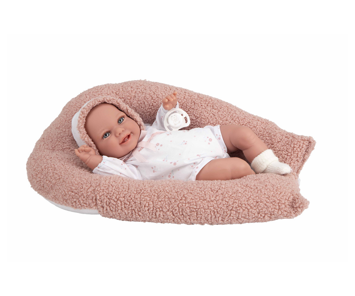 Muñeca Elegance Babyto Rosa 35 cm con Cojín