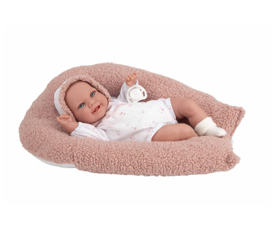 Muñeca Elegance Babyto Rosa 35 cm con Cojín