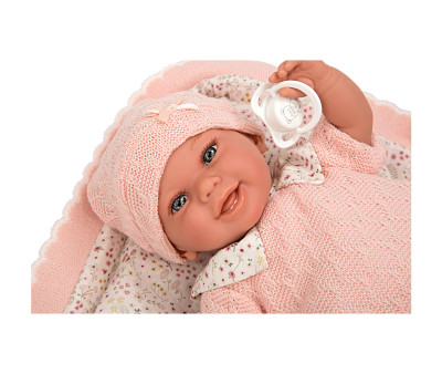 Muñeca Elegance 35 cm Baby to Rosa con Manta