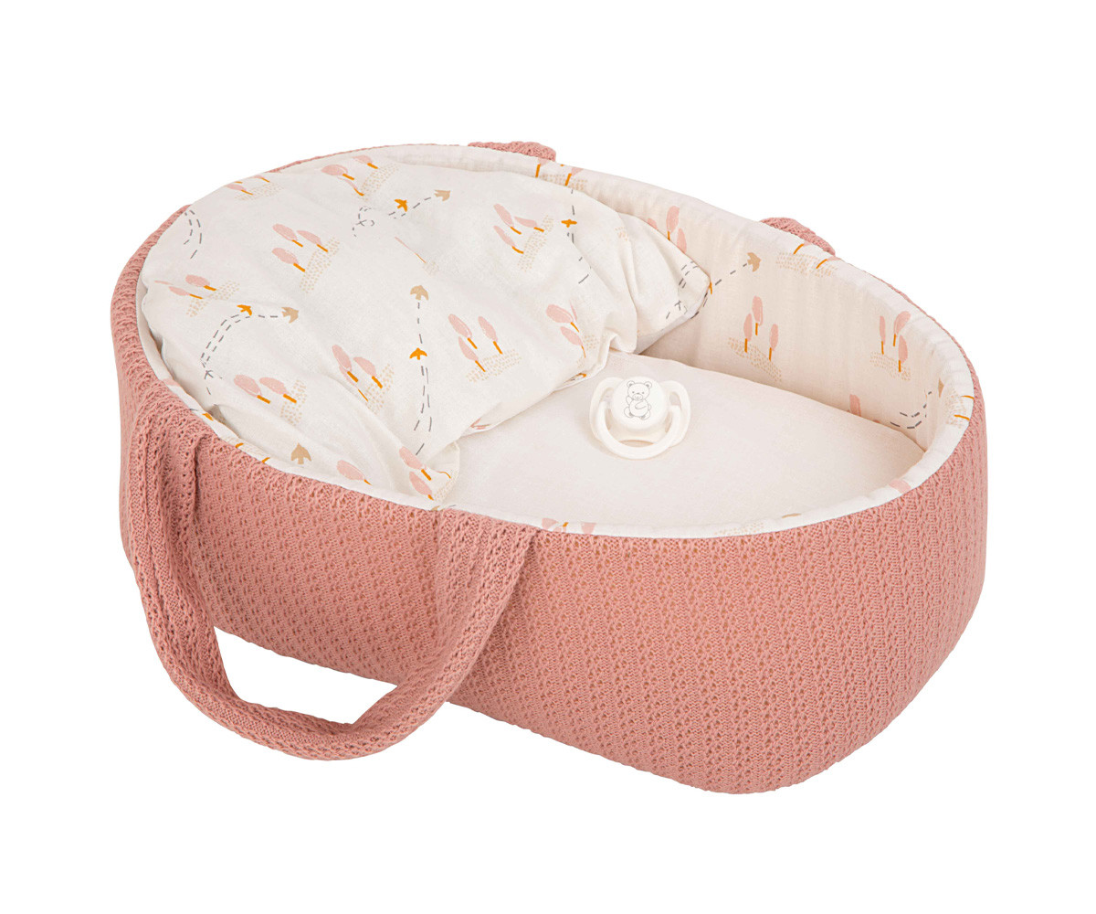 Muñeco Elegance Babyto Rosa 33cm con Capazo