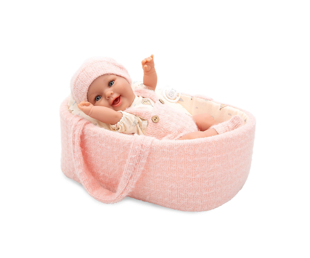 Muñeca Elegance Gadi Rosa 33cm con Capazo