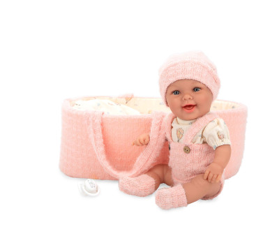Muñeca Elegance Gadi Rosa 33cm con Capazo
