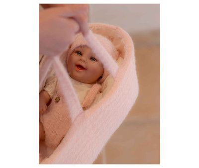 Muñeca Elegance Gadi Rosa 33cm con Capazo