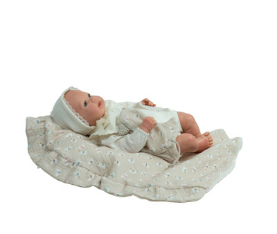 Muñeco Reborn Camila 45cm con Manta y Doudou