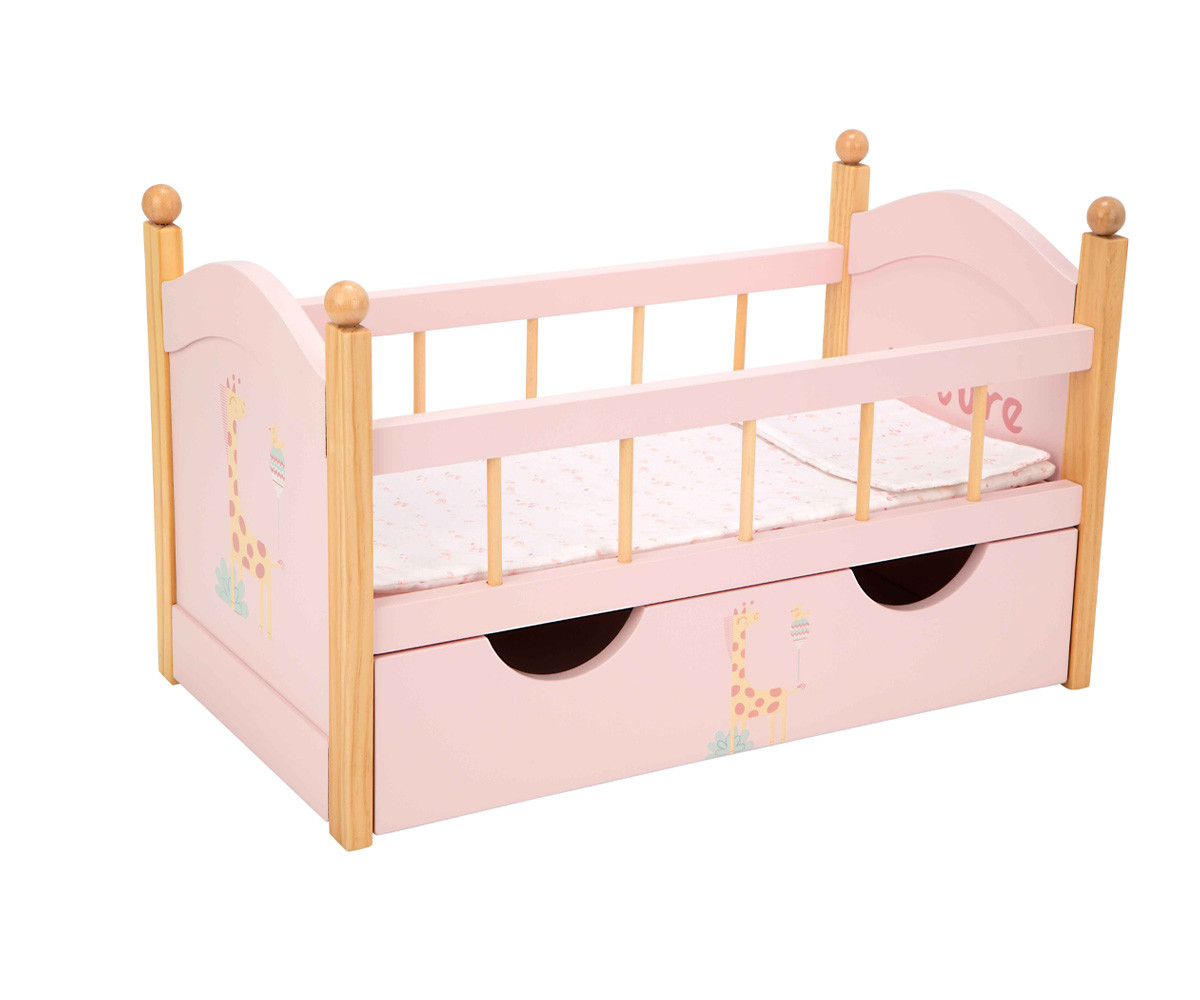 Cama con Cajón Nature para Muñecas