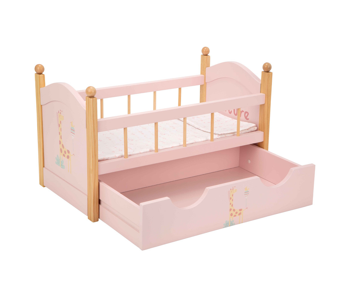 Cama con Cajón Nature para Muñecas