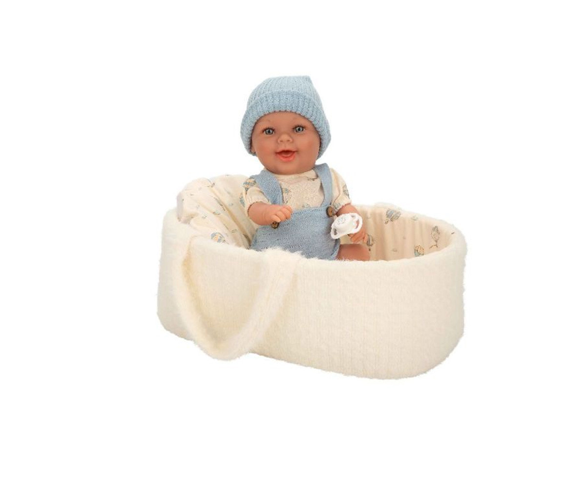Muñeca Elegance Gadi Azul 33cm con Capazo