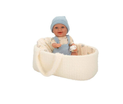 Muñeca Elegance Gadi Azul 33cm con Capazo