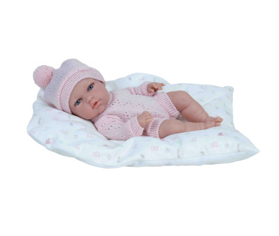 Muñeca Elegance 30cm Natal Rosa con Cojín