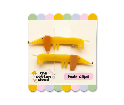 2 Pinzas para el Pelo Flying Dog