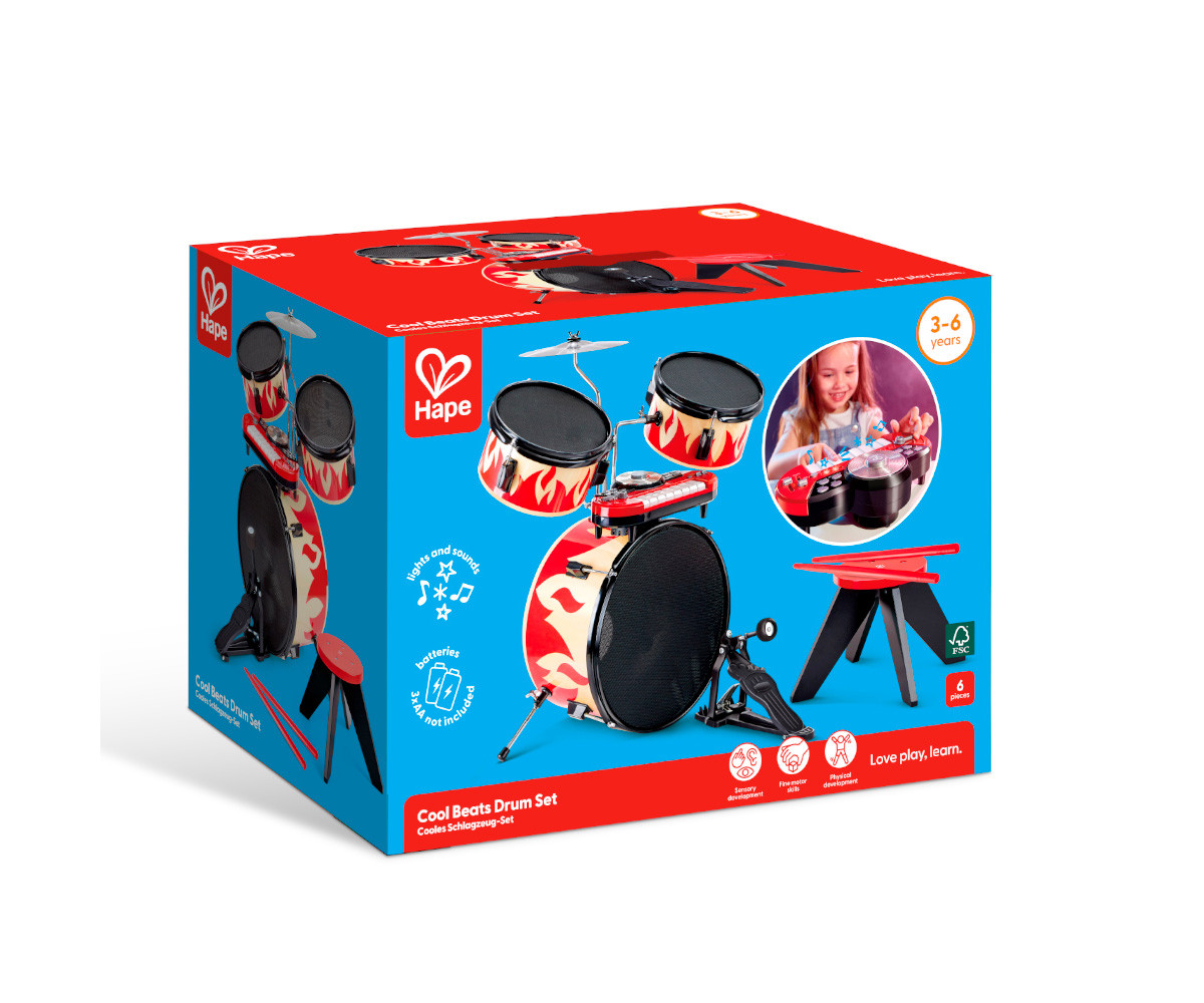 Batería Musical Infantil Cool Beats
