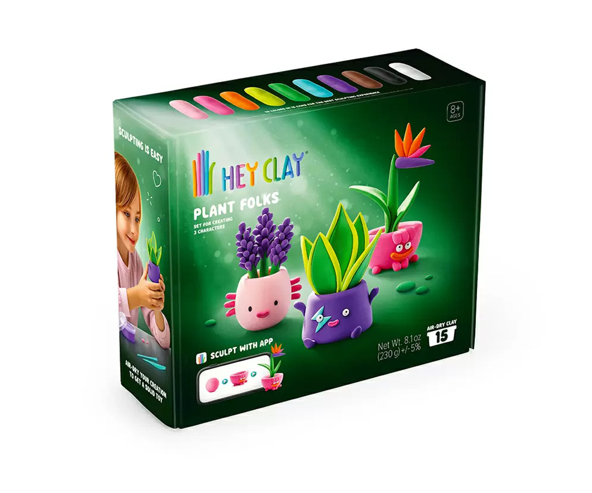 Plastilina Interactica Plant Folks (15 botes)