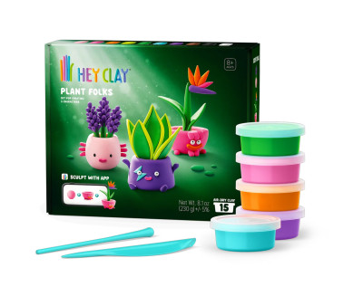 Plastilina Interactica Plant Folks (15 botes)