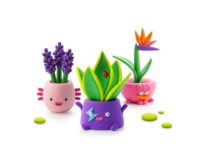 Plastilina Interactica Plant Folks (15 botes)