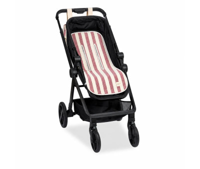 Colchoneta Silla de Paseo Mariposa Stripe Granate