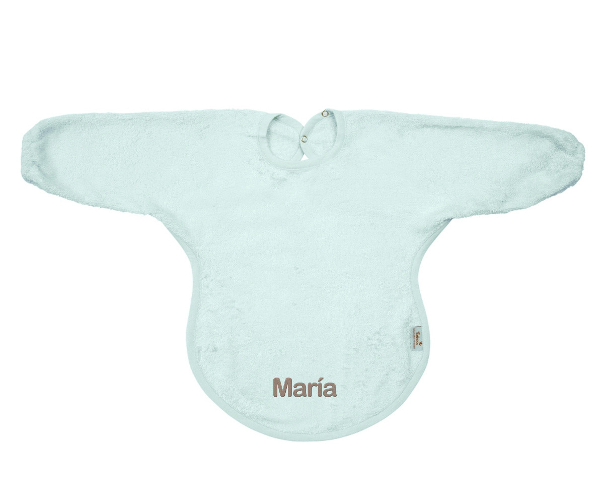 Babero con Mangas Timboo Riviera Blue Personalizable