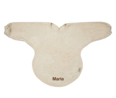 Babero con Mangas Timboo Frosted Almond Personalizable
