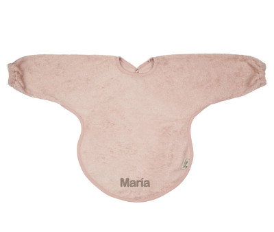 Babero con Mangas Timboo Misty Rose Personalizable