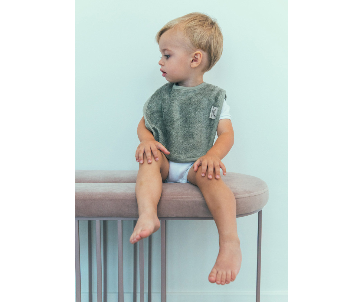 Babero Doble Timboo Whisper Green Personalizable