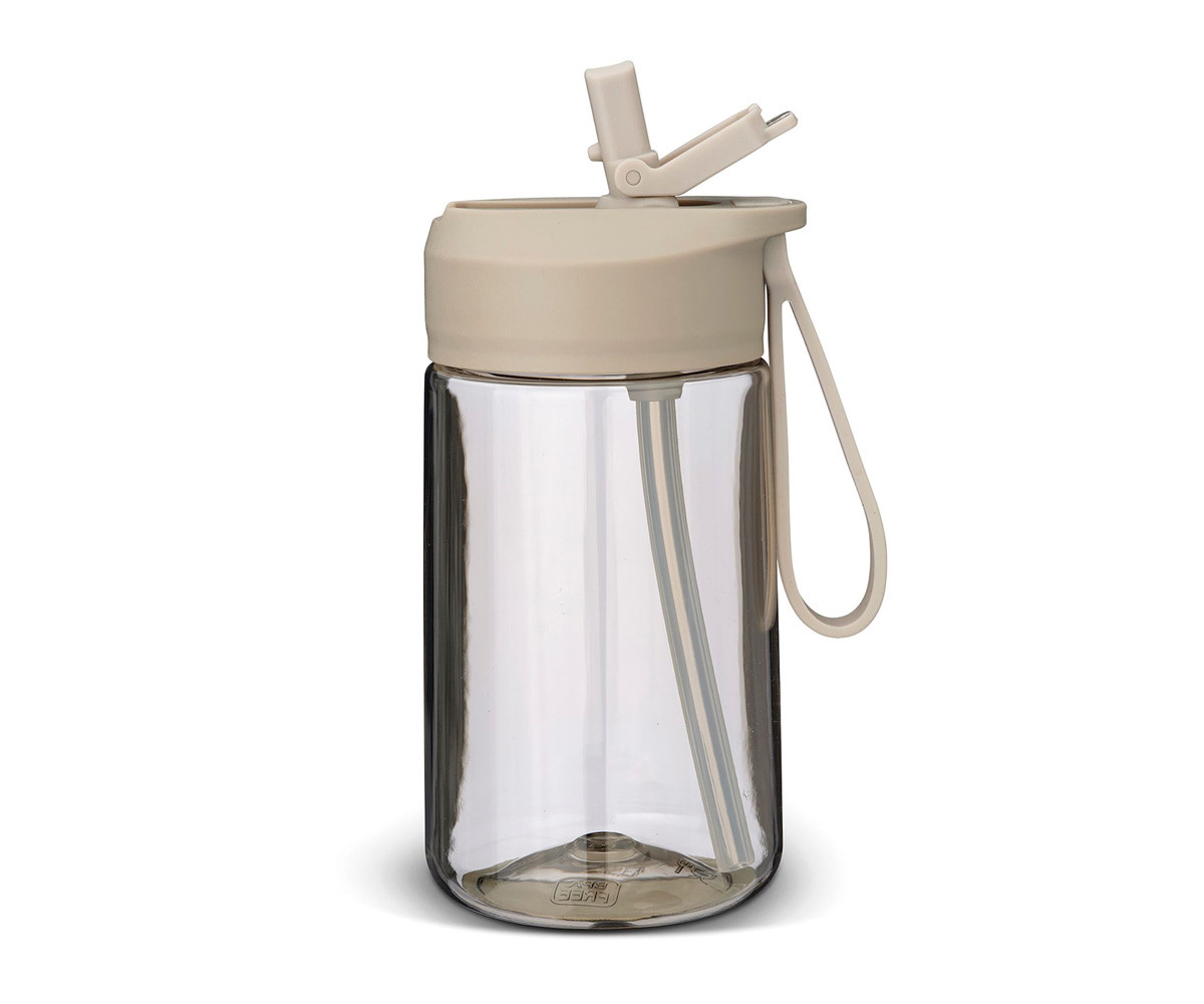 Botella de Plástico Hydraflip 0.4L Greige