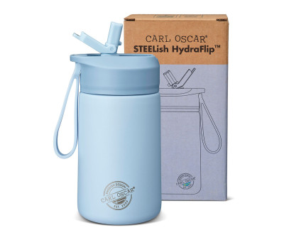 Botella de Acero Steel Hydraflip 0.4L Blue