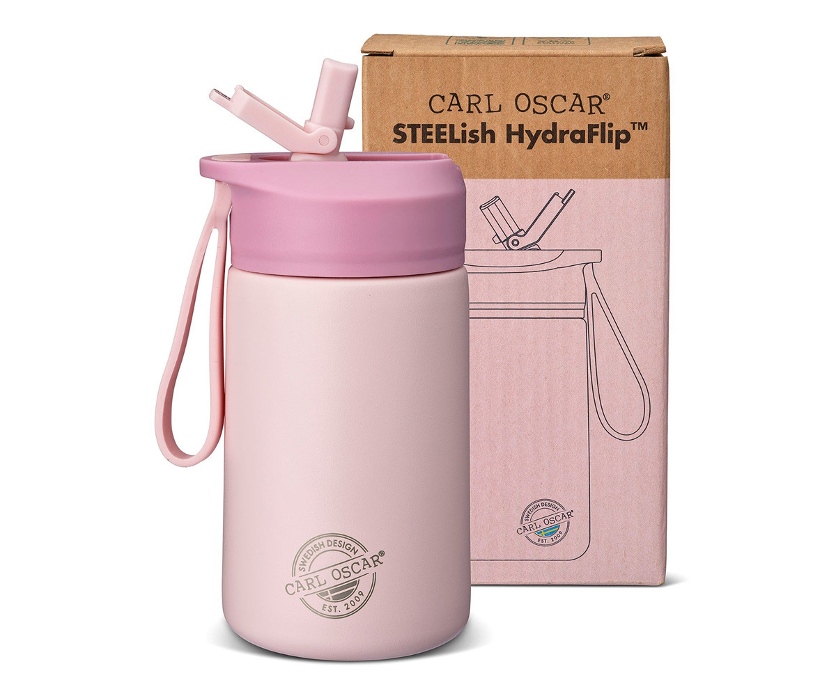 Botella de Acero Steel Hydraflip 0.4L Pink