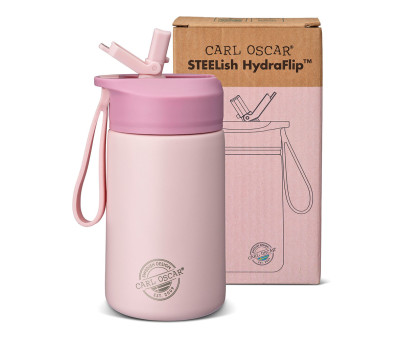 Botella de Acero Steel Hydraflip 0.4L Pink