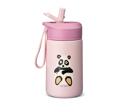 Botella de Acero Steel Hydraflip 0.4L Panda Pink