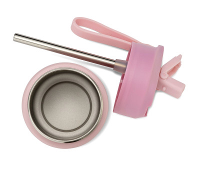Botella de Acero Steel Hydraflip 0.4L Panda Pink