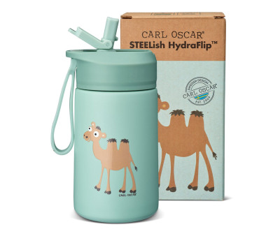 Botella de Acero Steel Hydraflip 0.4L Green Camel