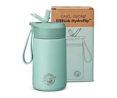 Botella de Acero Steel Hydraflip 0.4L Green