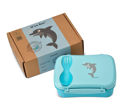 Caja de Almuerzo N'ice Box Blue Dolphin